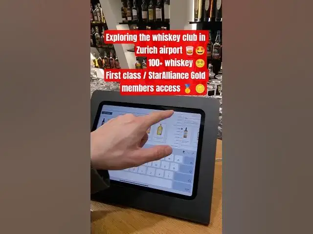 Video thumbnail for 🥃 First Class Whiskey Heaven at Zurich Airport! ✈️