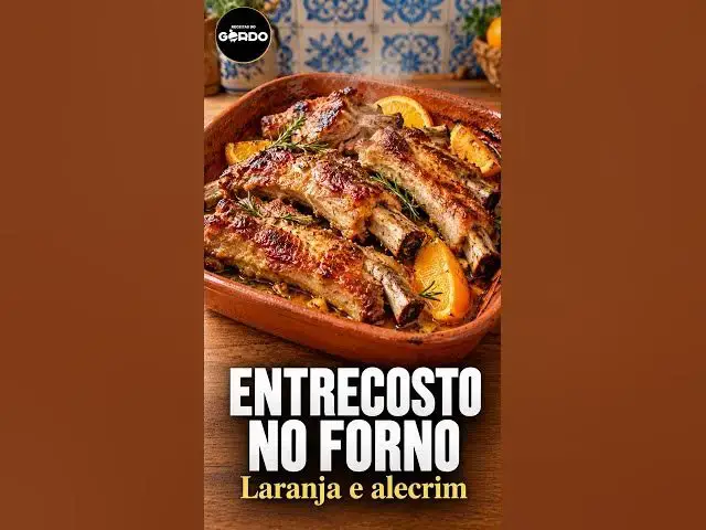 Video thumbnail for Entrecosto no forno com laranja e alecrim 🍊 #ReceitasDoGordo #EntrecostoNoForno #ComidaPortuguesa