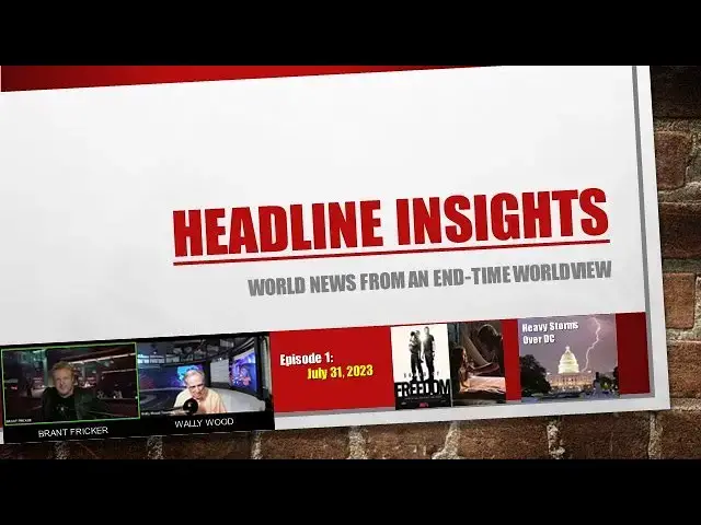 Video thumbnail for 184 - HEADLINE INSIGHTS - 073123 (Episode 1)