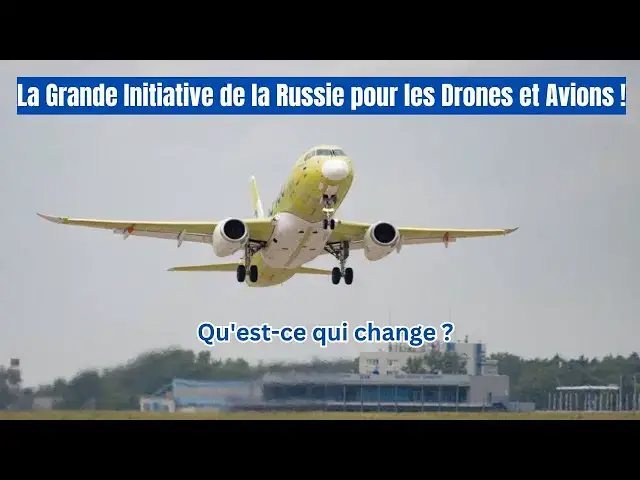 'Video thumbnail for La Russie investit 1,5 milliards de roubles dans les drones et avions high-tech ! / Projet SJ-100'