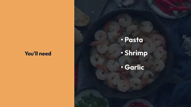 Video thumbnail for Surprisingly Easy to Make Shrimp Scampi with Pasta