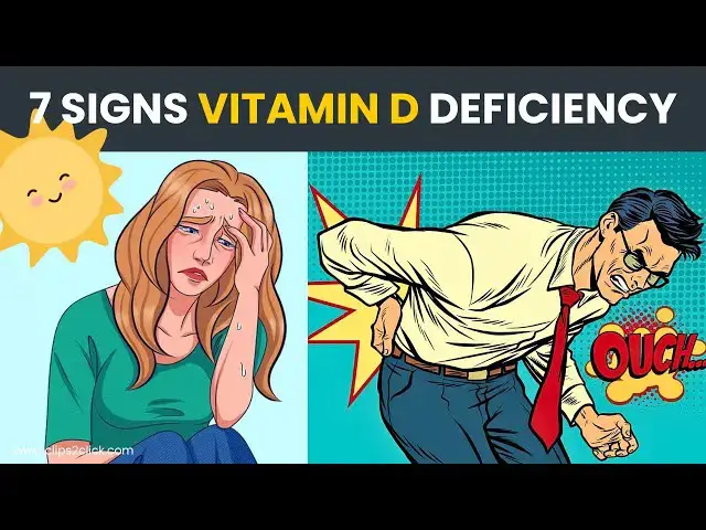 Video thumbnail for Vitamin D Deficiency Symptoms: 7 Warning Signs of  You Shouldn't Ignore