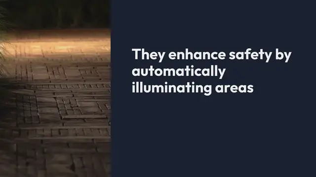 Video thumbnail for Motion Sensor Lights