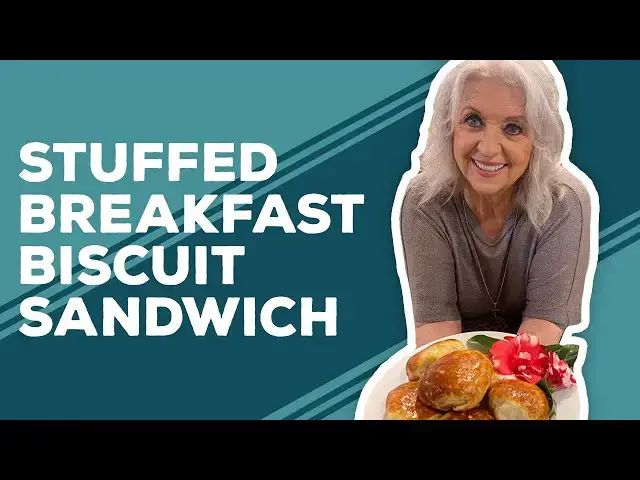 Video thumbnail for Title: Love & Best Dishes: Stuffed Breakfast Biscuit Sandwiches Recipe