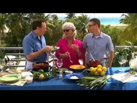 Video thumbnail for Paula Deen and Mr. Food Make Shrimp and Grits