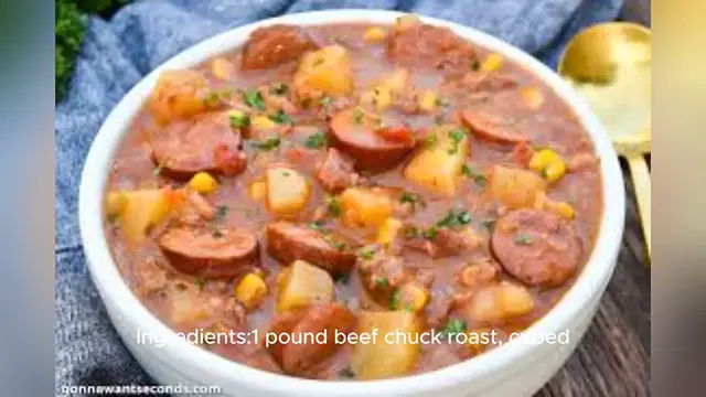 Video thumbnail for cowboy stew recipe