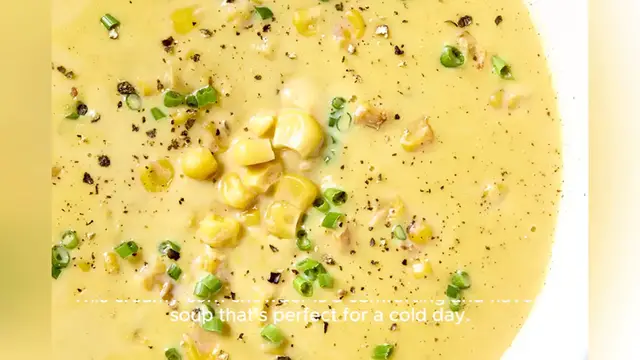 Video thumbnail for corn soup recipe