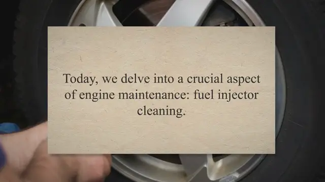 Video thumbnail for Fuel Injector Cleaning: A Comprehensive Guide