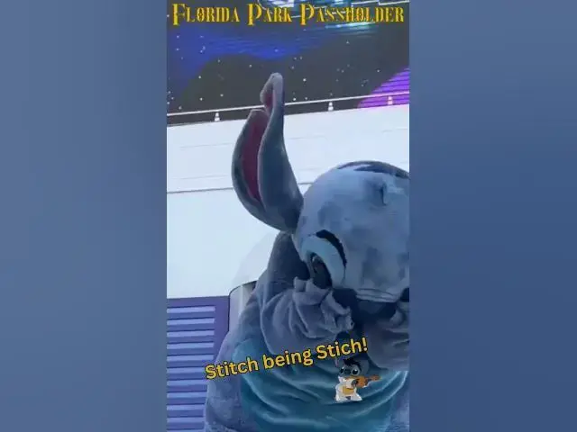 Video thumbnail for Stitch being Stitch 🤣 #disney #disneypark #magickingdom #Stitch #626 #liloandsitich