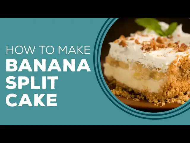 Video thumbnail for Banana Split Cake Recipe - Blast from the Past