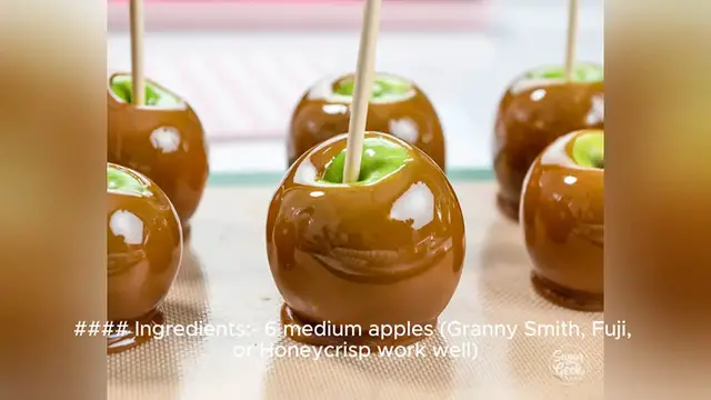Video thumbnail for caramel apples recipe