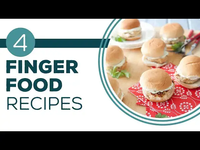 Video thumbnail for Full Episode Friday: Its My Party - 4 Unique Finger Food Recipes