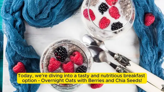 Video thumbnail for Berry and Chia Overnight Oats