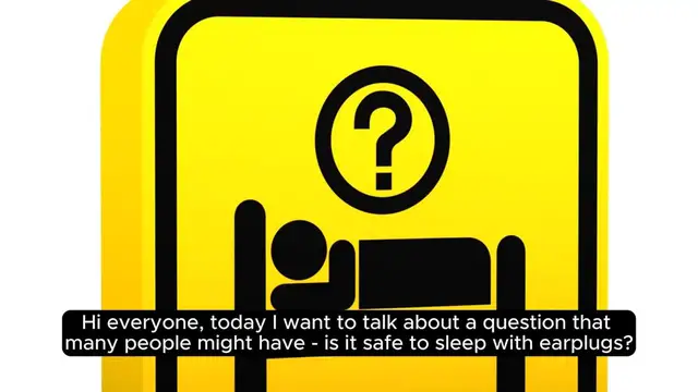 Video thumbnail for Is It Safe to Sleep with Earplugs