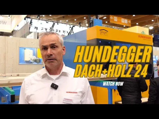 Video thumbnail for Hundegger la Dach+Holz 2024