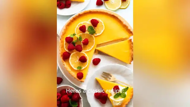 Video thumbnail for lemon tart recipe