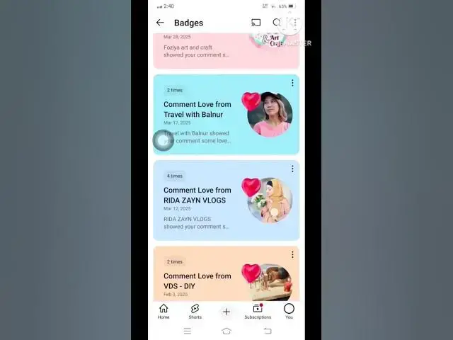 'Video thumbnail for I am so excited to be the first to share it with you guys🤩||it's about you tube BADGE📛😁@busymomcraft'