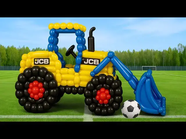 Video thumbnail for The mascot vibrato assistant JCB placed on the football field is popular, co-produced, and creative