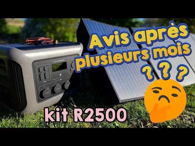 Video thumbnail for Allpowers R2500 | Quel avis pour ce générateur solaire après plusieurs mois de tests ?