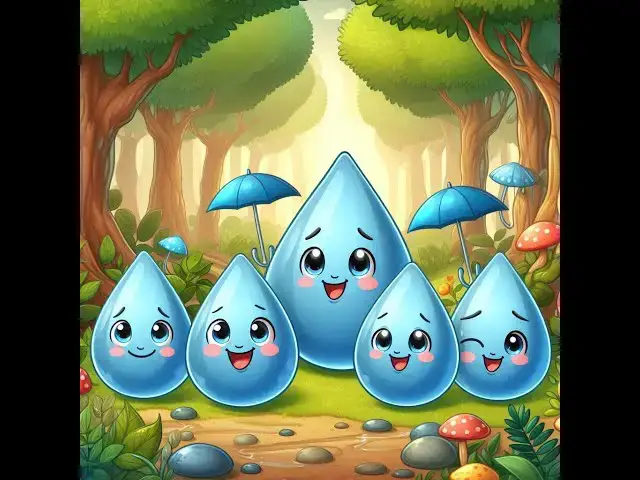 Video thumbnail for Five Little Raindrops