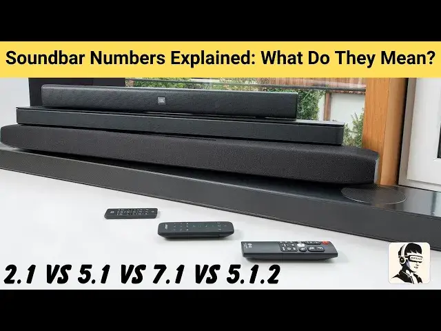 Video thumbnail for Soundbar Numbers Explained: 2.1, 3.1, 5.1, 7.1, etc.  What Do They Mean
