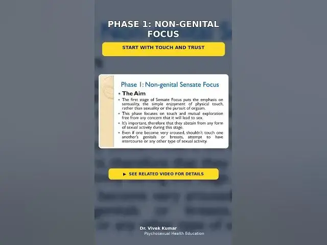 Video thumbnail for 05 Phase 1 non genital sensate focus. #sexualdissatisfaction #sensate #sensatefocus #couplestherapy