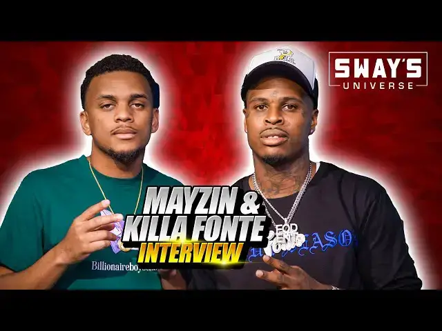 Video thumbnail for Mayzin and Killa Fonte Rep for Rising Talent Coming Out of The Bay Area | SWAY’S UNIVERSE