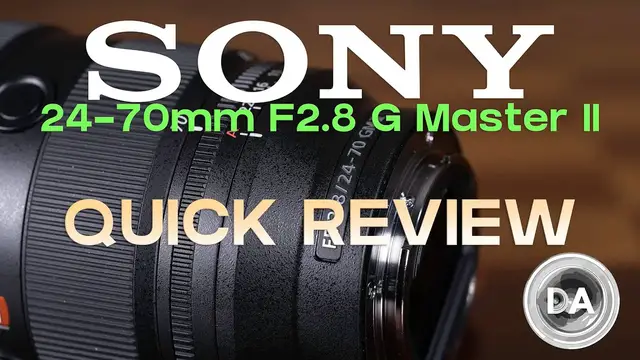 Video thumbnail for Sony FE 24-70mm F2.8 GM II Quick Review:   The Gold Standard