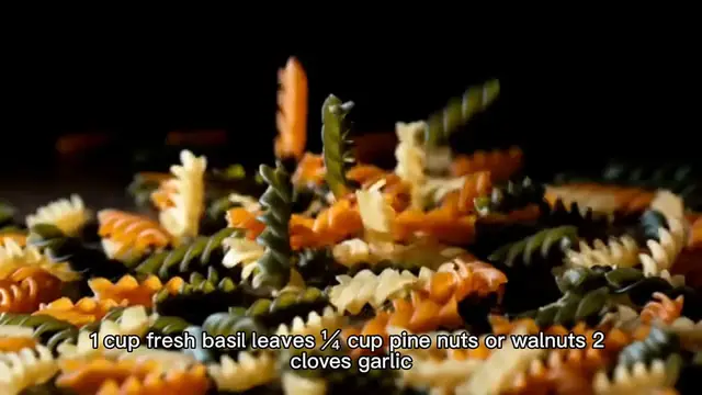 Video thumbnail for _Pesto Penne Pasta