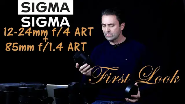 Video thumbnail for Sigma 12-24mm f/4 + 85mm f/1.4 ART Lenses | First Look