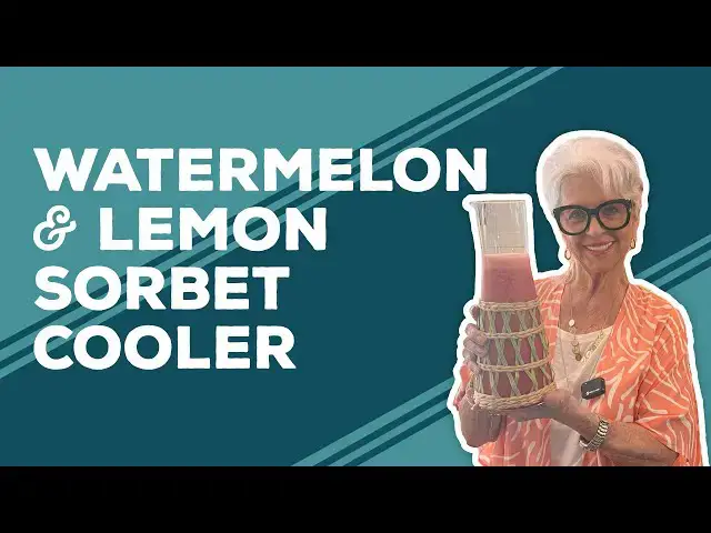 Video thumbnail for Love & Best Dishes: Watermelon and Lemon Sorbet Cooler Recipe | Summer Drink Ideas