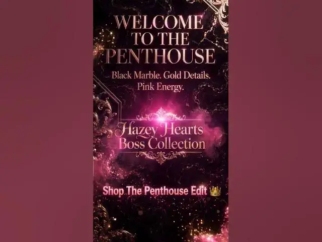 Video thumbnail for WELCOME TO THE PENTHOUSE 👑 | Black Marble. Gold Details. Pink Energy. | Obsidian Penthouse