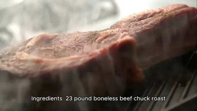 Video thumbnail for crock pot roast beef recipe