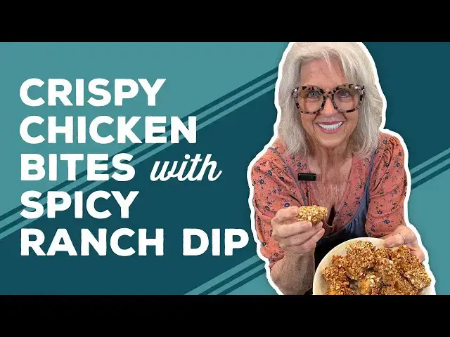 Video thumbnail for Love & Best Dishes: Crispy Chicken Bites with Spicy Ranch Dip Recipe | Air Fryer Chicken Nuggets