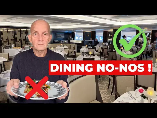 'Video thumbnail for Dining Dos & Don'ts That SMART Cruisers Swear By'