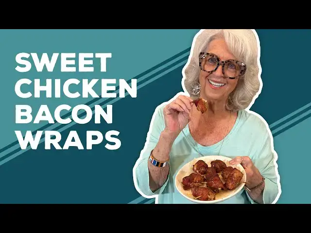 Video thumbnail for Love & Best Dishes: Sweet Chicken Bacon Wraps Recipe | Air Fryer Bacon Wrapped Chicken Bites
