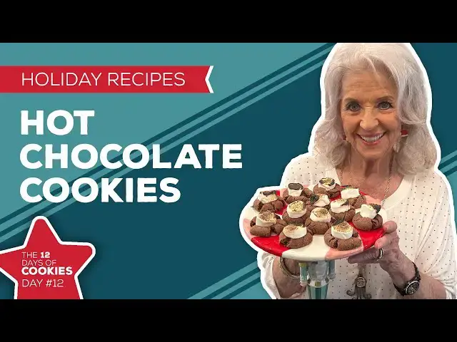 Video thumbnail for Holiday Cooking & Baking: Hot Chocolate Cookies with Marshmallows | 12th Day of Christmas Cookies
