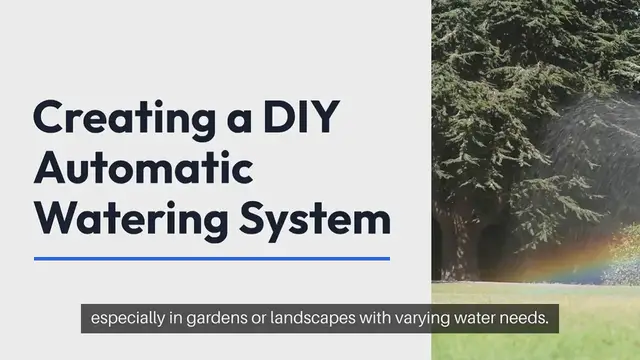 Video thumbnail for Automatic Watering Systems DIY