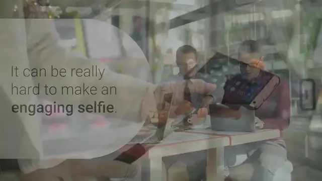 Video thumbnail for engaging selfie