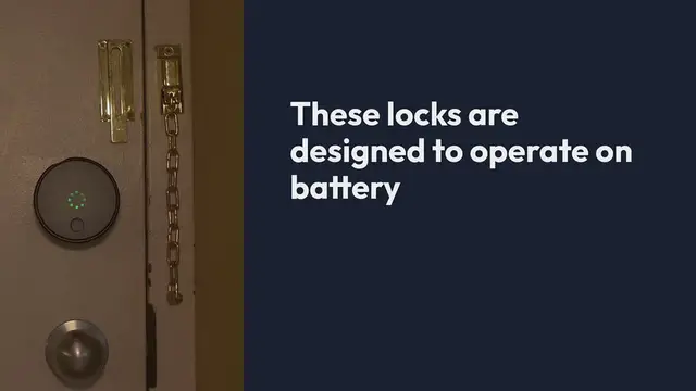 Video thumbnail for Battery Powered Smart Locks