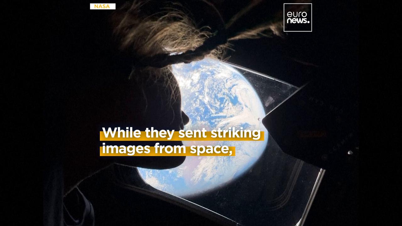 Video thumbnail for Watch: Amateur astronomers on Earth catch Artemis II speeding past the stars