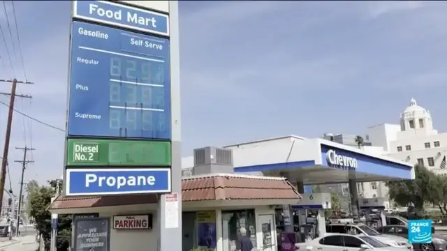 Video thumbnail for US diesel prices hit new record high as Trump seeks to blame Kyiv