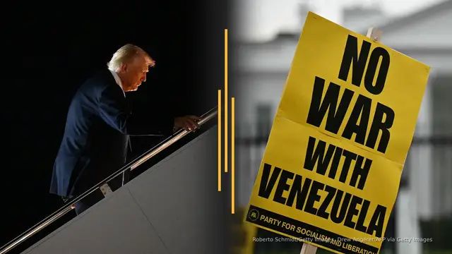 Video thumbnail for In reversal, Trump now backs Epstein files release; US buildup grows in Caribbean