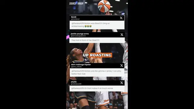 'Video thumbnail for WNBA fans slam Liberty for 'embarrassing' Game 2 loss with Malala Yousafzai in attendance'