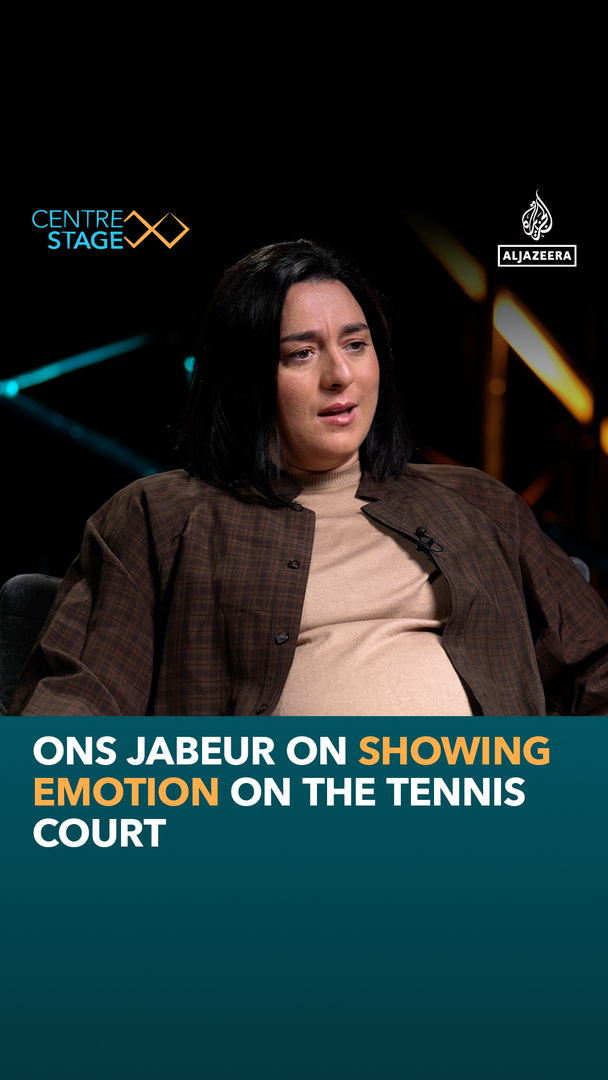 Video thumbnail for Tennis star Ons Jabeur doesn’t think showing emotion when she plays is a weakness
