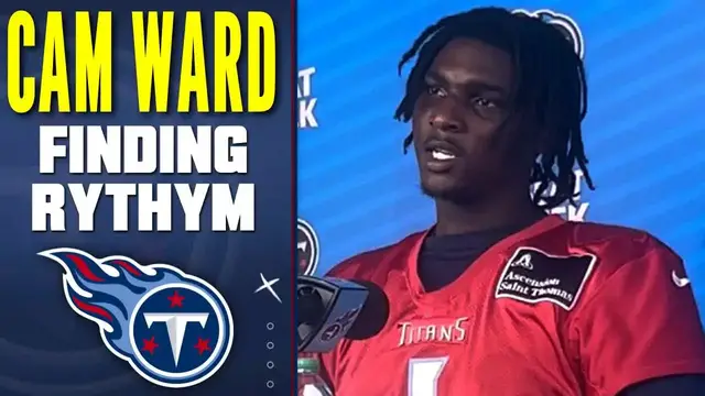 'Video thumbnail for a to z sports nashville: tennessee titans qb cam ward on offensive rhythm and brian callahan'