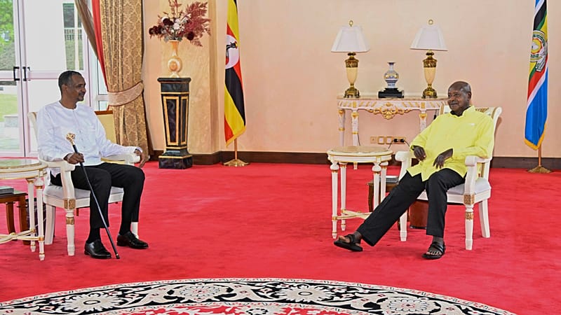 Video thumbnail for Uganda's Museveni holds talks with Sudan's RSF leader amid push to end war