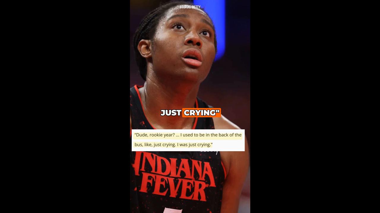 Video thumbnail for Aliyah Boston opens up about emotional rookie season