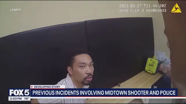 'Video thumbnail for NY News Update: Las Vegas police release bodycam footage tied to Midtown shooter'