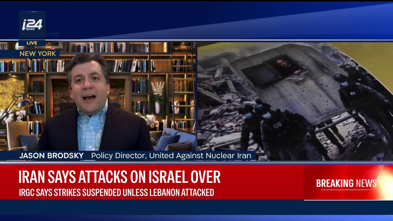 Video thumbnail for Iran says attacks on Israel over